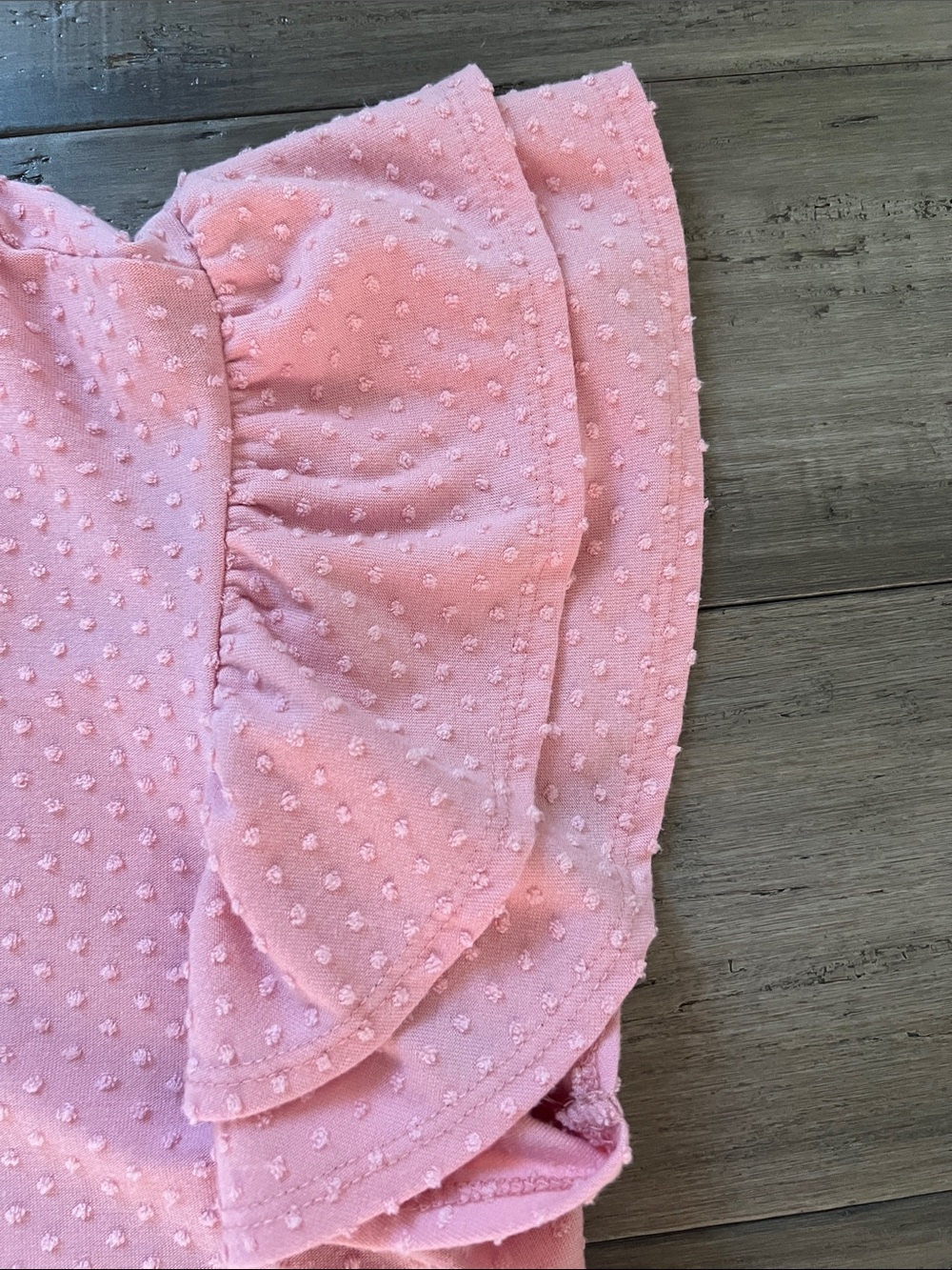 Pink Ruffle Sleeve Shirt - Picture 3 of 3
